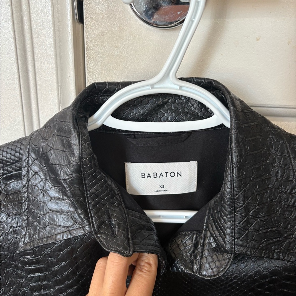 Babaton leather jacket - Picture 7 of 7